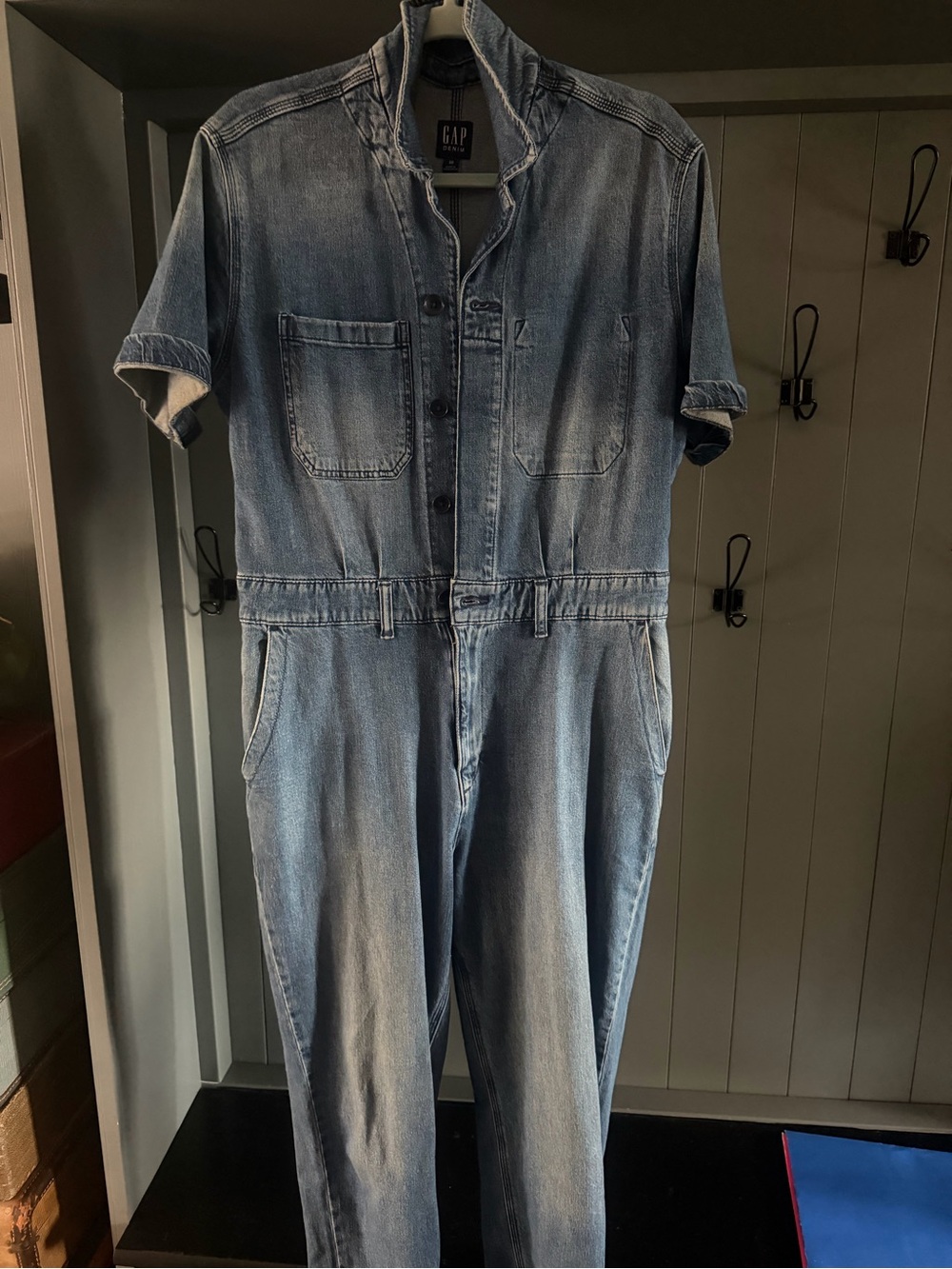 GAP Women’s Light Blue Denim Jumpsuit